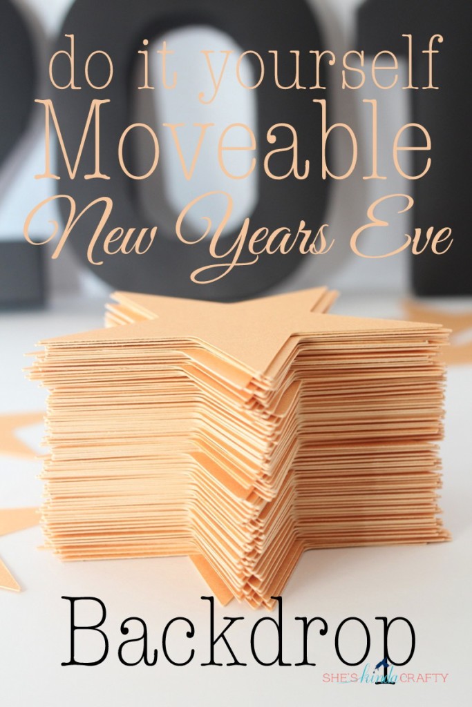 DIY New Year's Eve Backdrop