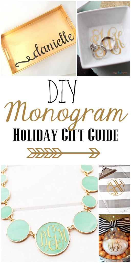 DIY Monogram Holiday Gift Guide | She's Kinda Crafty