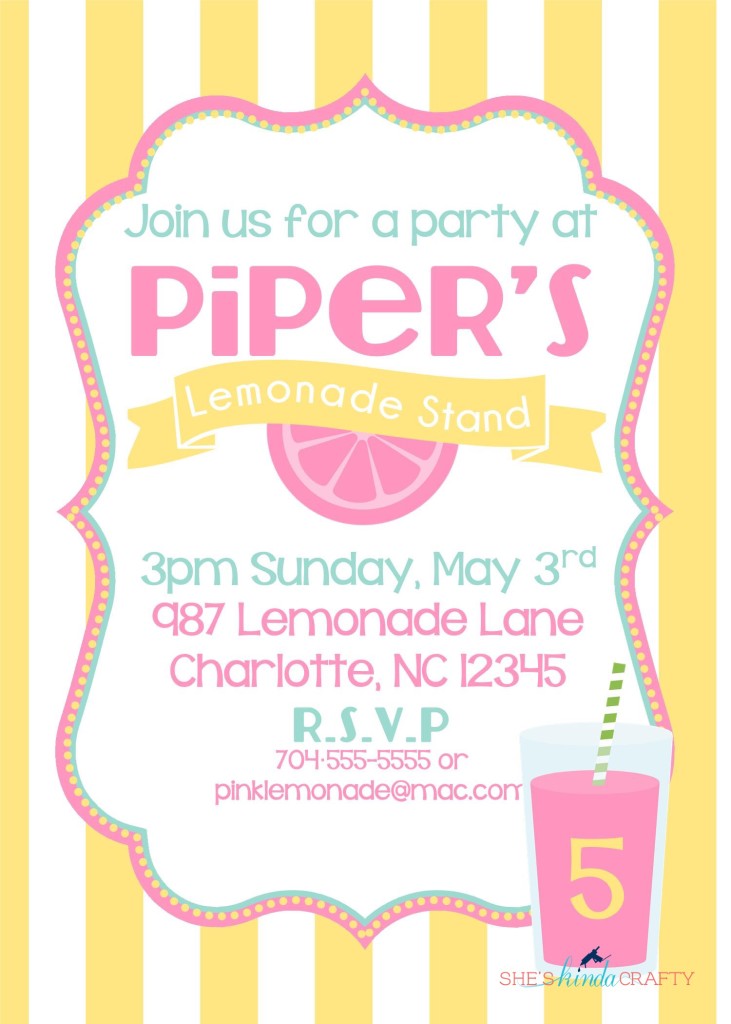 Pink Lemonade Party