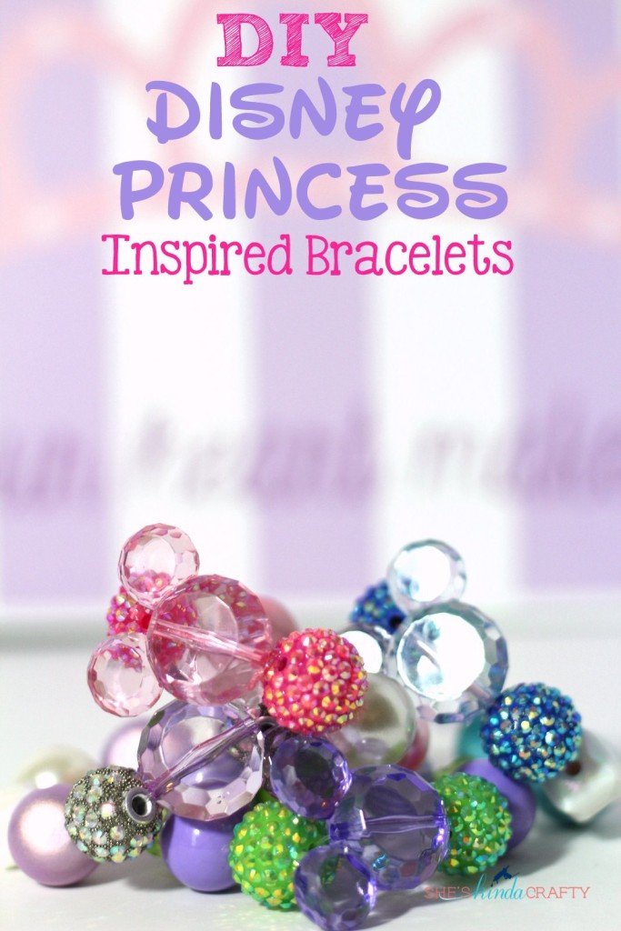 DIY Disney Princess Inspired Bracelets - Shes {kinda} Crafty