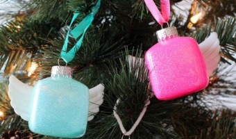 DIY Angel Ornaments | Cricut Explore Giveaway